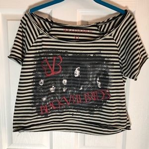 🛑Black Veil Brides Cropped Shirt